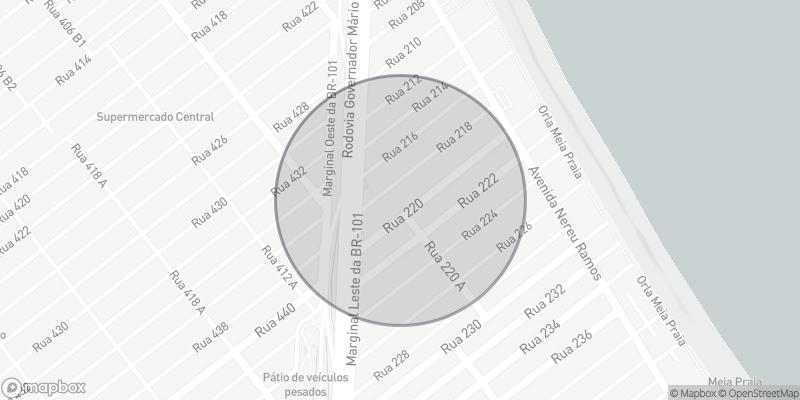 Localização aproximada
