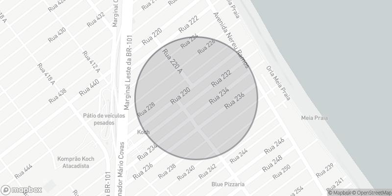 Localização aproximada