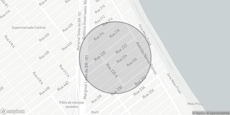 Localização aproximada