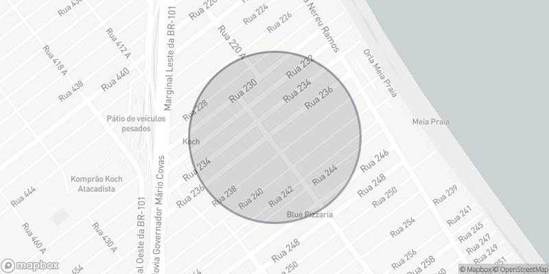 Localização aproximada