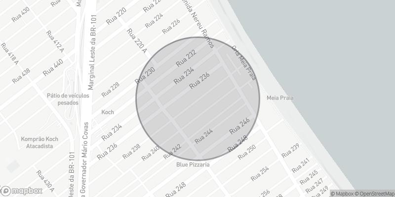 Localização aproximada