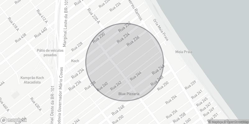 Localização aproximada