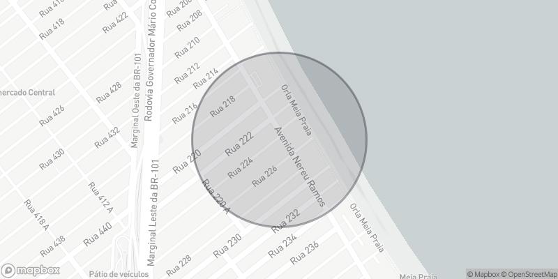 Localização aproximada