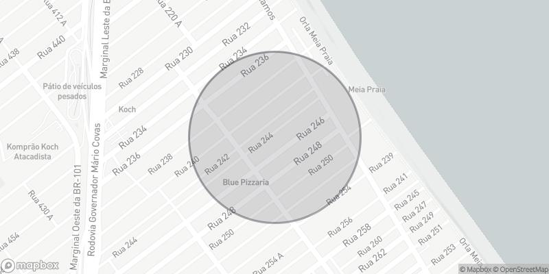 Localização aproximada
