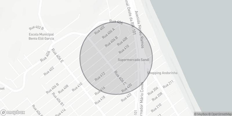 Localização aproximada