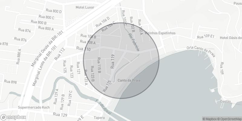 Localização aproximada