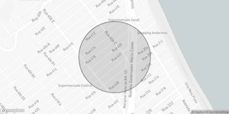 Localização aproximada