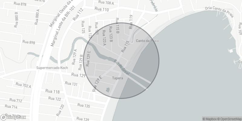 Localização aproximada