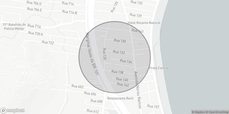 Localização aproximada