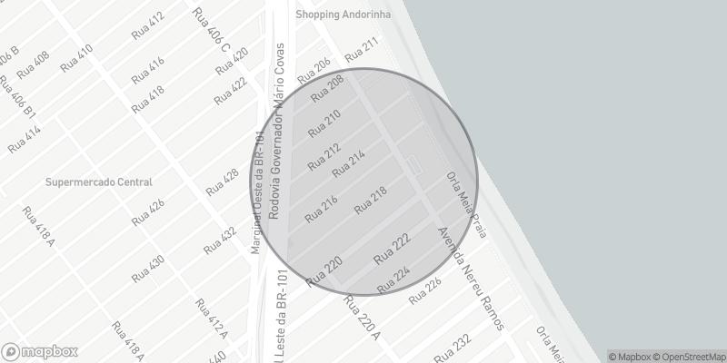 Localização aproximada