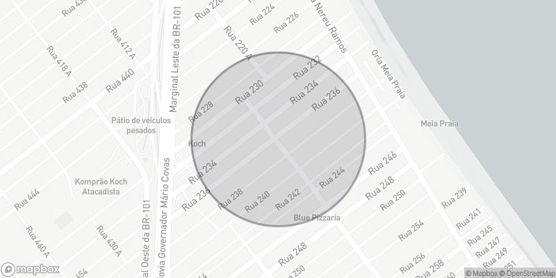 Localização aproximada