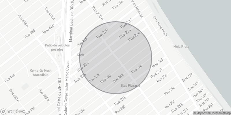 Localização aproximada
