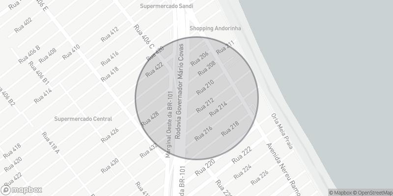 Localização aproximada
