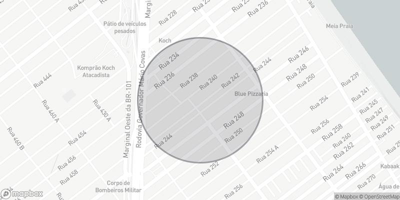 Localização aproximada