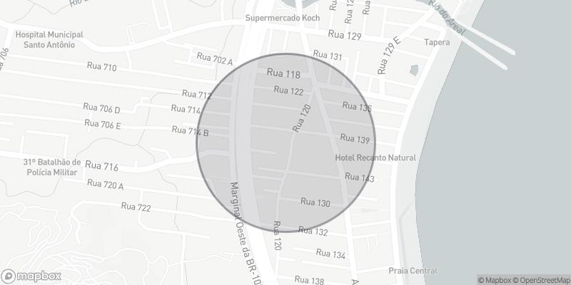 Localização aproximada
