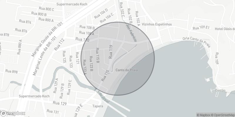 Localização aproximada
