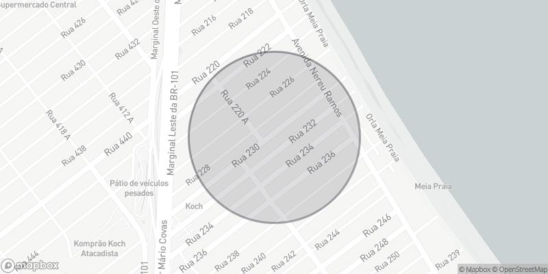Localização aproximada
