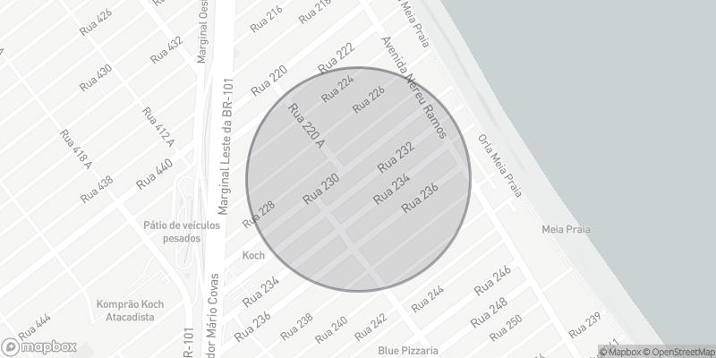 Localização aproximada
