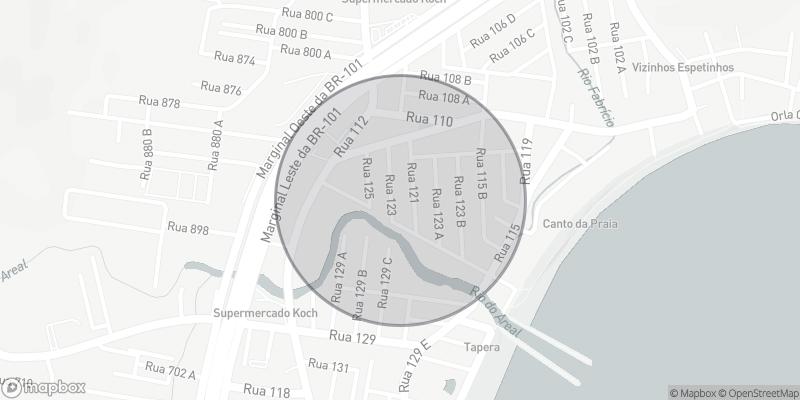 Localização aproximada