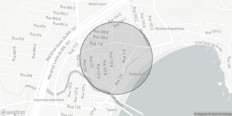 Localização aproximada