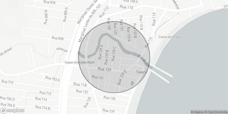 Localização aproximada