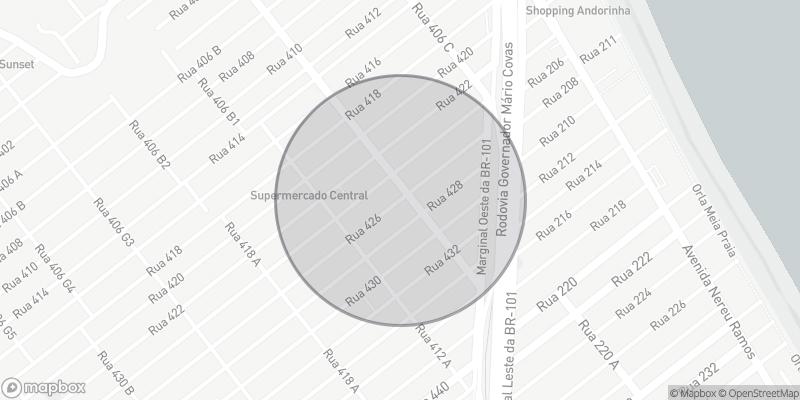 Localização aproximada