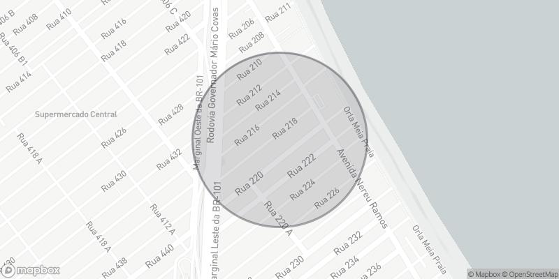 Localização aproximada