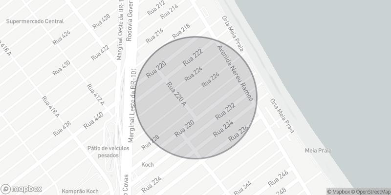 Localização aproximada
